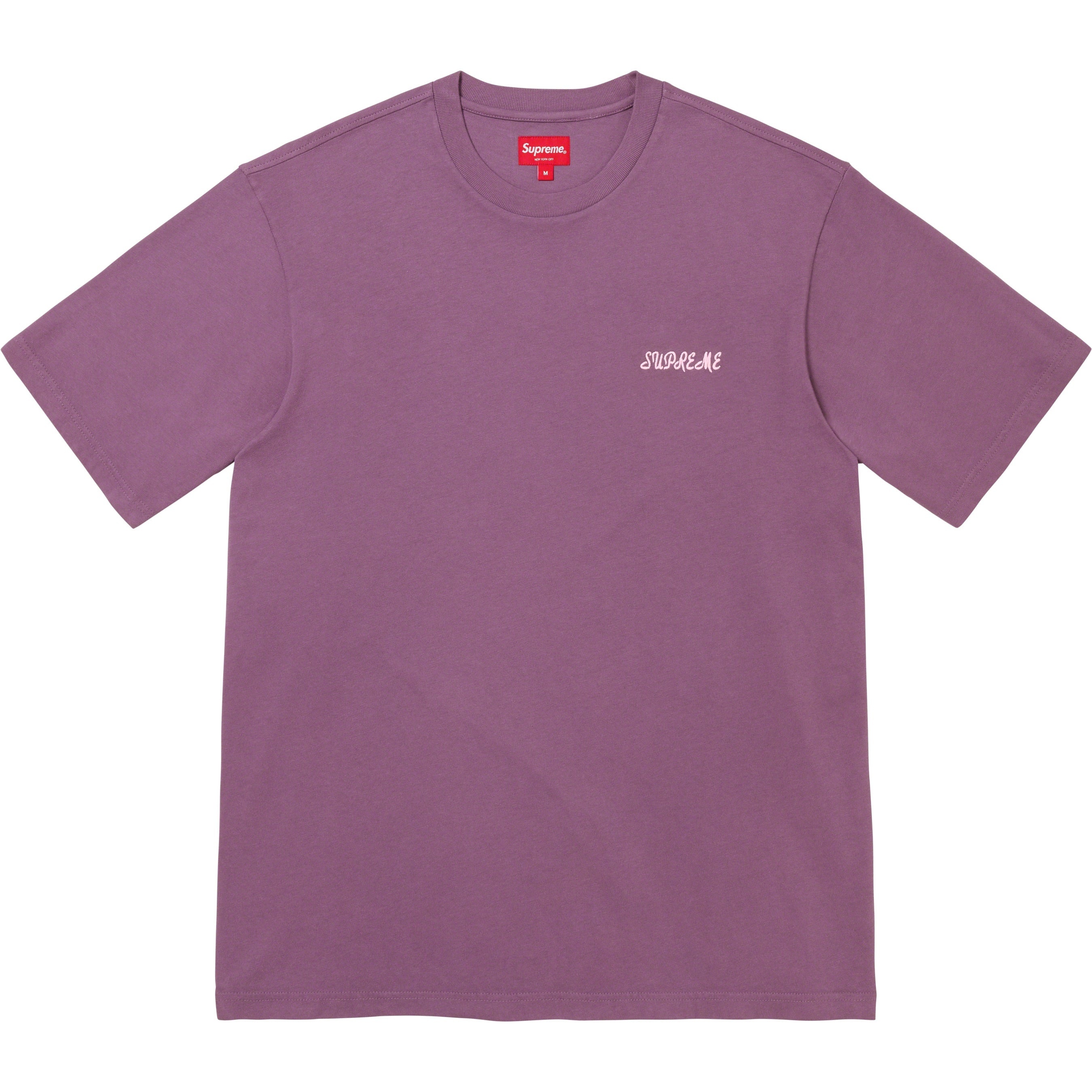 Washed Script S/S Top view 22